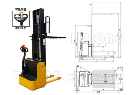 梅獅CDDC側(cè)駕式電動(dòng)堆垛車