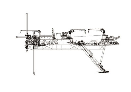 三一絞吸式挖泥船