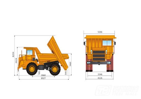 柳工SGR50C剛性自卸卡車