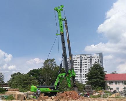 泰信機械KR285CCAT底盤旋挖鉆機外觀圖