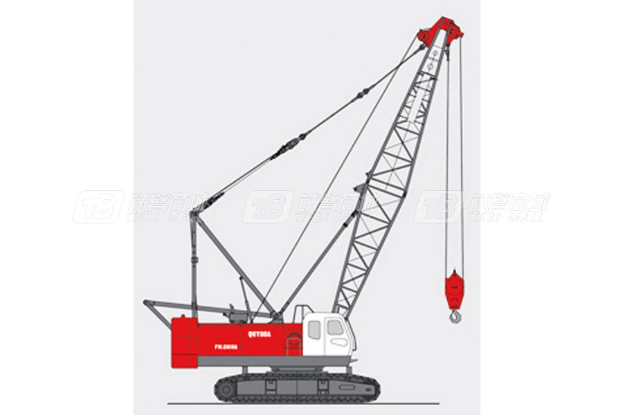 撫挖重工QUY80A液壓履帶式起重機(jī)