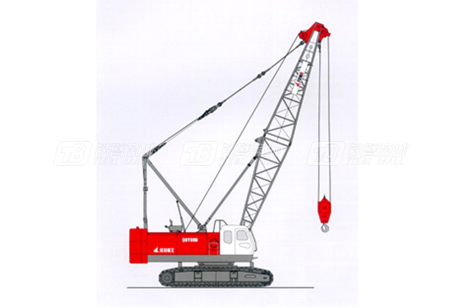 撫挖重工QUY80B液壓履帶式起重機