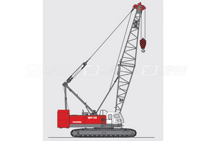 撫挖重工QUY120液壓履帶式起重機