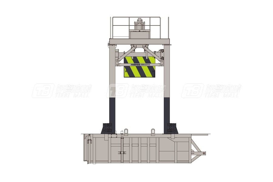 盈峰環(huán)境YJC400B垂直式垃圾壓縮機(jī)