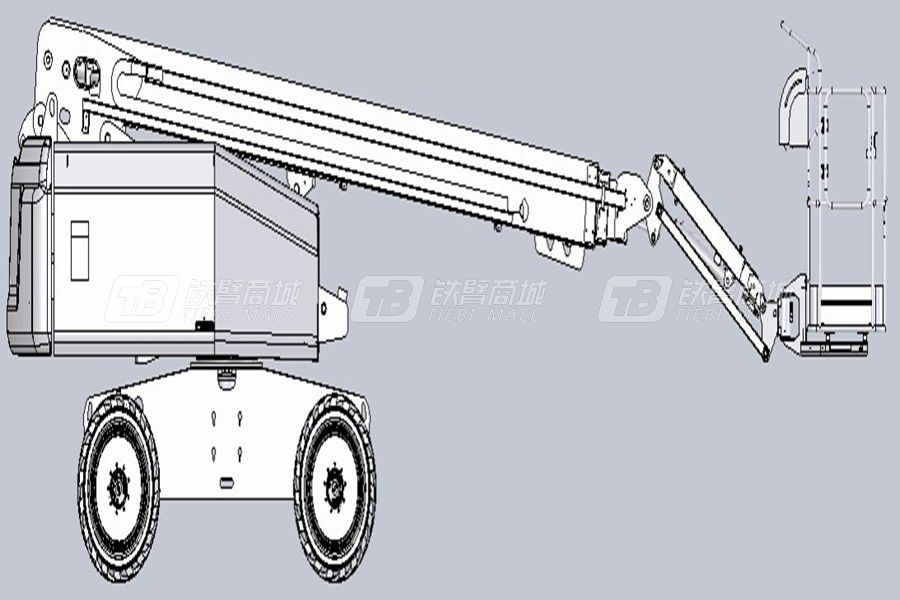 太原重工TGPZ20D直臂式高空作業(yè)平臺(tái)